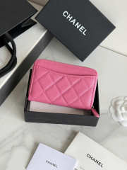 Uubags Chanel Coin Purse Pink Caviar Gold Hardware 25C 12x8x2cm - 5