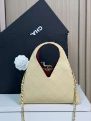 Uubags Chanel Small Shopping Bag Calfskin & Gold-Tone Metal In Beige 23x23x7cm - 2