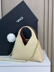 Uubags Chanel Small Shopping Bag Calfskin & Gold-Tone Metal In Beige 23x23x7cm - 4