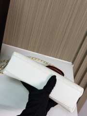Uubags Chanel Small Shopping Bag Calfskin & Gold-Tone Metal In White 23x23x7cm - 3