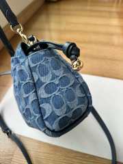 Uubags Coach Faye Shoulder Bag In Signature Denim 22x18.5x8.5cm - 6