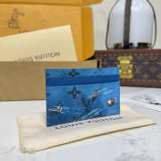 Uubags Louis Vuitton M26802 Bosch Card Holder In Catamaran Navy Blue 11x7x1.5cm - 3