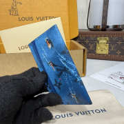 Uubags Louis Vuitton M26802 Bosch Card Holder In Catamaran Navy Blue 11x7x1.5cm - 4