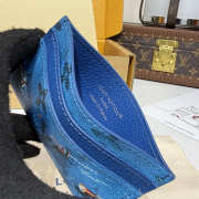 Uubags Louis Vuitton M26802 Bosch Card Holder In Catamaran Navy Blue 11x7x1.5cm - 6