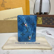 Uubags Louis Vuitton M28812 Pocket Organizer Wallet In Catamaran Navy 7.5x11.1x1cm - 3