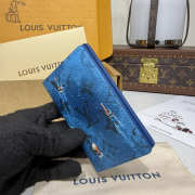 Uubags Louis Vuitton M28812 Pocket Organizer Wallet In Catamaran Navy 7.5x11.1x1cm - 2