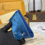 Uubags Louis Vuitton M28810 Multiple Wallet In Catamaran Navy Blue 11.5x1.5x9cm - 3