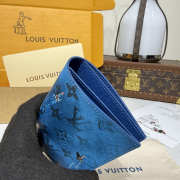 Uubags Louis Vuitton M28806 Passport Cover M28806 Passport Cover In Catamaran Navy Blue 10x2.5x14cm - 3