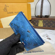 Uubags Louis Vuitton M28806 Passport Cover M28806 Passport Cover In Catamaran Navy Blue 10x2.5x14cm - 2