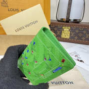 Uubags Louis Vuitton Pocket Organizer In Soccer Green 7.5x11.1x1cm - 2