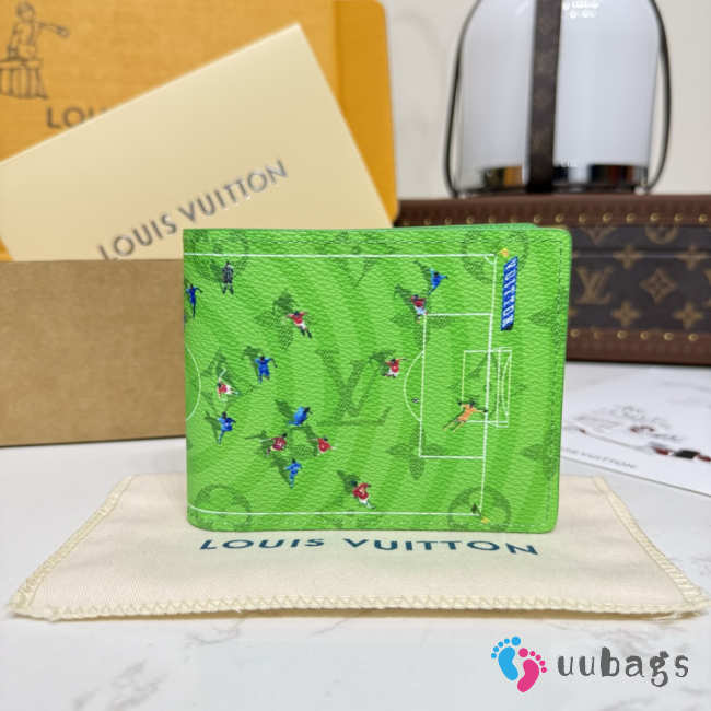 Uubags Louis Vuitton M28809 Multiple Wallet In Soccer Green 11.5x1.5x9cm - 1