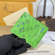 Uubags Louis Vuitton M28809 Multiple Wallet In Soccer Green 11.5x1.5x9cm - 5