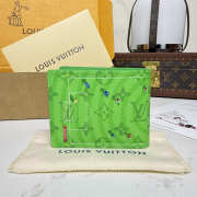 Uubags Louis Vuitton M28809 Multiple Wallet In Soccer Green 11.5x1.5x9cm - 3
