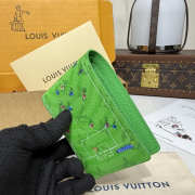 Uubags Louis Vuitton M28809 Multiple Wallet In Soccer Green 11.5x1.5x9cm - 2