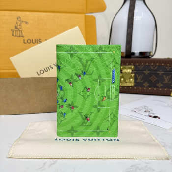 Uubags Louis Vuitton M28809 Multiple Wallet In Soccer Green 10x2.5x14cm