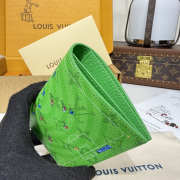 Uubags Louis Vuitton M28809 Multiple Wallet In Soccer Green 10x2.5x14cm - 3