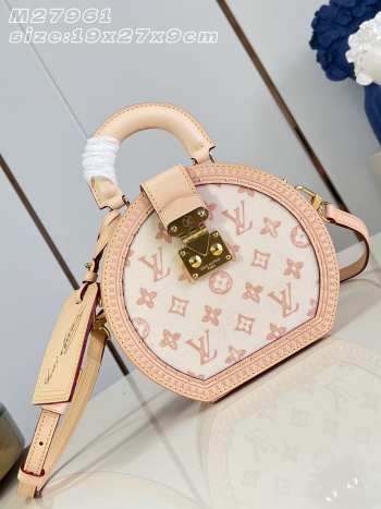 Uubags Louis Vuitton M27961 Boite Chapeau PM In Lin Beige 19.5x27x9cm