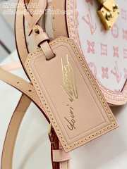 Uubags Louis Vuitton M27961 Boite Chapeau PM In Lin Beige 19.5x27x9cm - 5