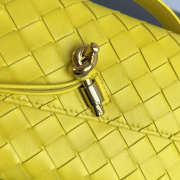 Uubags Bottega Veneta Andiamo Clutch In Yellow With Intrecciato Pattern 31x13x3cm - 2