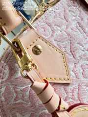 Uubags Louis Vuitton M2A378 Alma BB Bag Monogram Emblème Rose Ruban Color 23.5x17.5x11.5cm - 6