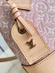 Uubags Louis Vuitton M2A378 Alma BB Bag Monogram Emblème Rose Ruban Color 23.5x17.5x11.5cm - 5