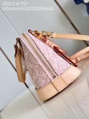 Uubags Louis Vuitton M2A378 Alma BB Bag Monogram Emblème Rose Ruban Color 23.5x17.5x11.5cm - 2