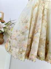 Uubags Zimmermann Memento Embroidered Mini Dress in Floral Pansy Dress - 4