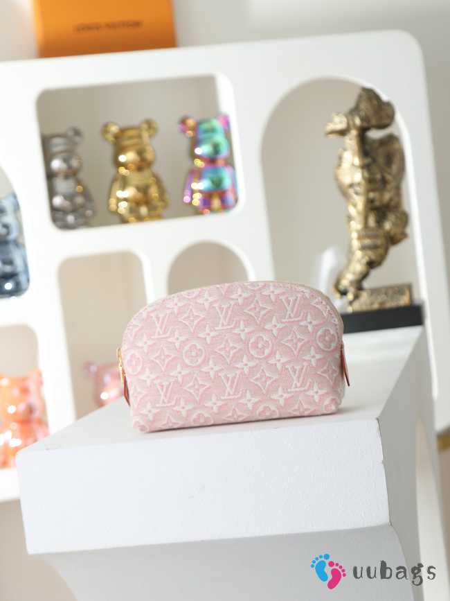Uubags Louis Vuitton M2A419 Pochette Cosmétique PM Bag Rose Ruby Pink 19x12x6cm - 1