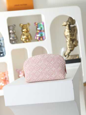 Uubags Louis Vuitton M2A419 Pochette Cosmétique PM Bag Rose Ruby Pink 19x12x6cm