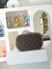 Uubags Louis Vuitton M26647 Nice Mini Bag Pink Monogram Canvas Material 20x13.5x12cm - 3