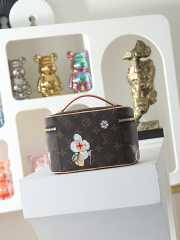 Uubags Louis Vuitton M26647 Nice Mini Bag Pink Monogram Canvas Material 20x13.5x12cm - 4