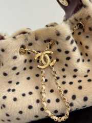 Uubags Chanel 25 Mini Handbag Lambskin And Gold-tone Metal In Light Beige And Black 20x22x12.5cm - 5