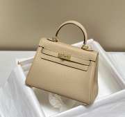 Uubags Hermes Kelly II Sellier Mini Bag In Trench 20cm - 1