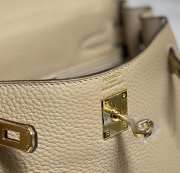 Uubags Hermes Kelly II Sellier Mini Bag In Trench 20cm - 4