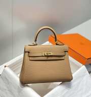 Uubags Hermès Chai Epsom Mini Kelly 20 II Gold Hardware 20cm - 1