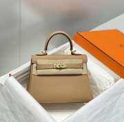 Uubags Hermès Chai Epsom Mini Kelly 20 II Gold Hardware 20cm - 5