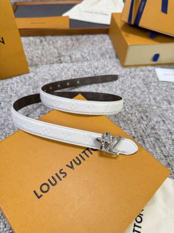 Uubags Louis Vuitton Pretty LV 2cm Double-Sided Belt Monogram 01