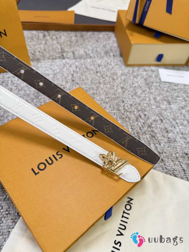 Uubags Louis Vuitton Pretty LV 2cm Double-Sided Belt Monogram 02 - 1