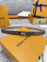 Uubags Louis Vuitton Pretty LV 2cm Double-Sided Belt Taupe/ Brown 02 - 5