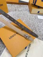 Uubags Louis Vuitton Pretty LV 2cm Double-Sided Belt Taupe/ Brown 02 - 4