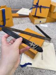 Uubags Louis Vuitton Pretty LV 2cm Double-Sided Belt Black/ Brown 02 - 6