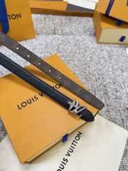 Uubags Louis Vuitton Pretty LV 2cm Double-Sided Belt Black/ Brown 02 - 4