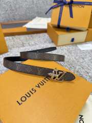 Uubags Louis Vuitton Pretty LV 2cm Double-Sided Belt Black/ Brown 02 - 3