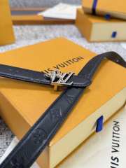 Uubags Louis Vuitton Pretty LV 2cm Double-Sided Belt Black/ Brown 02 - 2