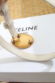 Uubags Celine Maison Belt 1.3cm In Taurillon Leather White 02 - 6