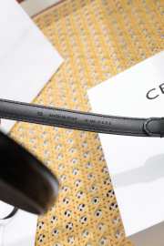 Uubags Celine Maison Belt 1.3cm In Taurillon Leather Black 01 - 2