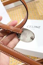 Uubags Celine Maison Belt 1.3cm In Taurillon Leather Brown 01 - 2