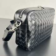Uubags Bottega Veneta Intrecciato Camera Bag In Black 29x19.5x7.5cm - 6