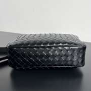 Uubags Bottega Veneta Intrecciato Camera Bag In Black 29x19.5x7.5cm - 5
