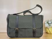 Uubags Louis Vuitton Mini Lin Sac Maman Messenger Diaper Bag Khaki 43x30x20cm - 1